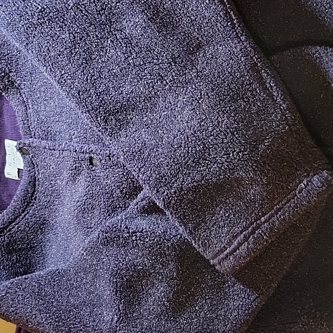 Ladies Purple Heather Fleece 2x